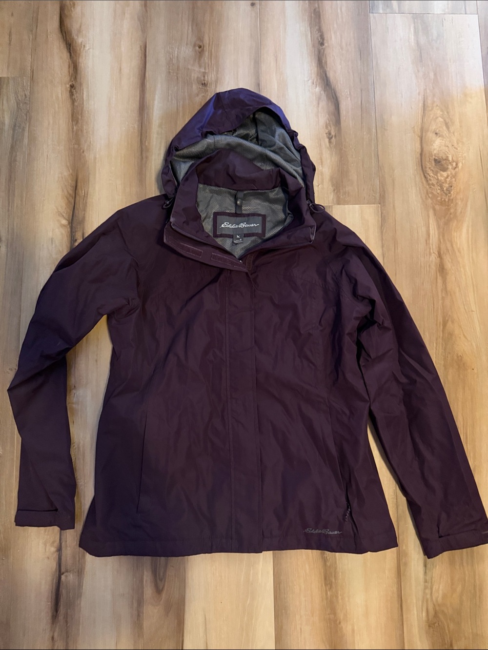 Eddie Bauer Women's Hooded Shell Jacket - Plum